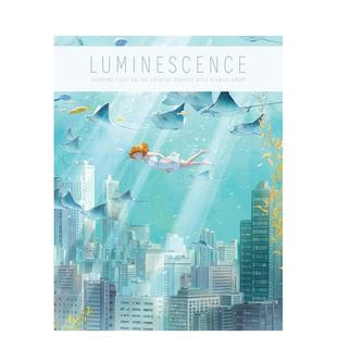 Luminescence 善本图书 德国插画师Djamila 英文艺术插画原画设定集 原版 治愈系插画 Art Knopf艺术插画集 预售