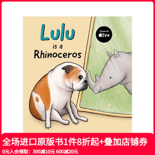 Lulu 原版 露露是只犀牛 Rhinoceros 英文儿童绘本 预售