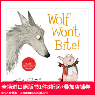 Won‘T Bite 英文原版 现货 儿童 Gravett绘本 Wolf Emily 狼不会咬人