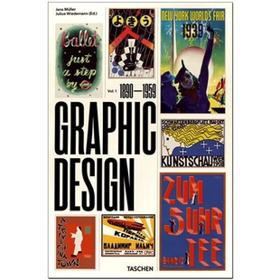 【现货】[TASCHEN]The History of Graphic Design: 1890-1959，平面设计历史：1890-1959