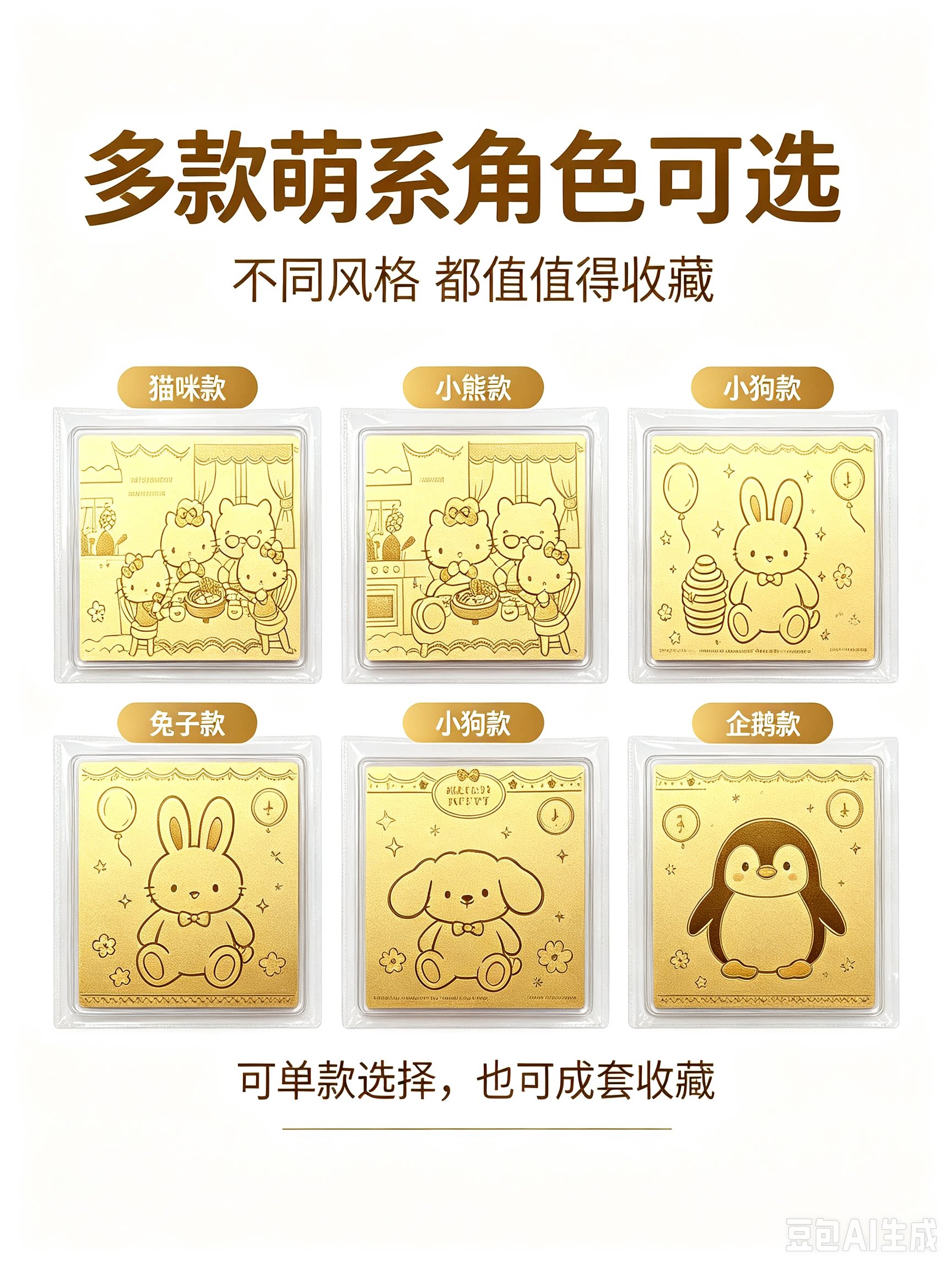 手机贴金钞黄金定制生日企业文化手机贴纸