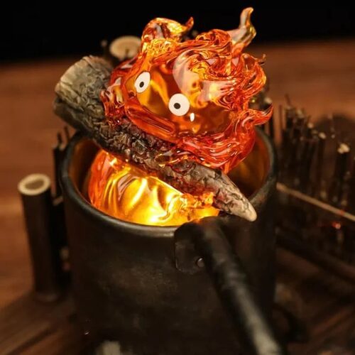爆款亚马逊独立站Calcifer Night Light卡西法夜灯桌面小夜灯