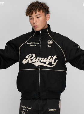REMEFIT 5分化训练日 3M新雪丽棉 可替换魔术贴加厚秋冬赛车夹克