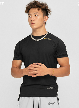 REMEFIT 红魔氮泵 科技面料专业全运动轻薄修身速干高弹运动短袖