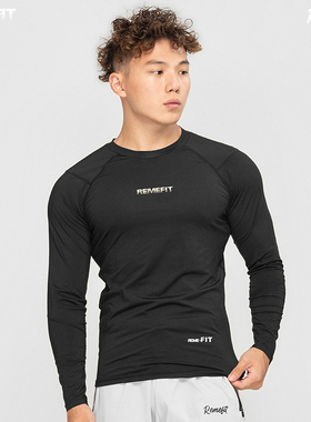 REMEFIT 蓝魔氮泵 科技面料专业全运动轻薄紧身速干高弹运动长袖