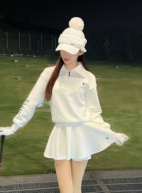 TASHI GOLF 运动长袖卫衣春季高尔夫女装运动上衣弹力短裙裤网球