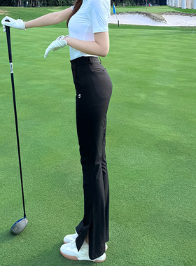 TASHI GOLF 时尚运动女套装速干弹力高尔夫球裤子运动短袖T恤上衣