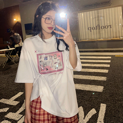 實拍 透明袋印花短袖T恤