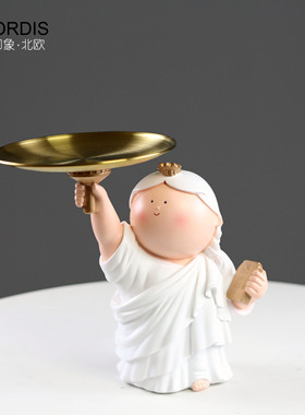 月半艺术家自由女神客厅玄关