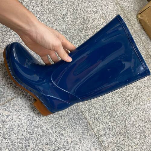 英伦高筒PVC防水女雨靴夏季厨房