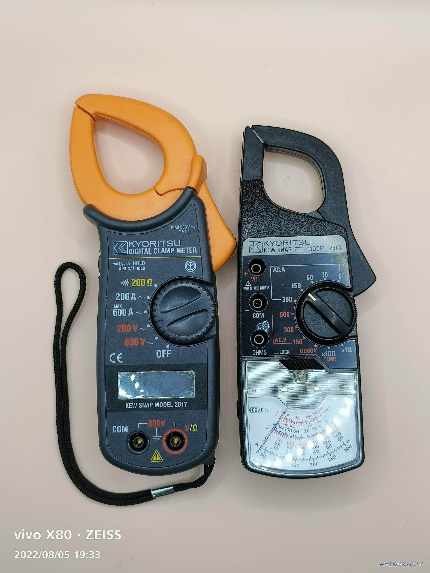 克列茨指针钳形电流表MODEL2608日本共立 温度测量表议价商品