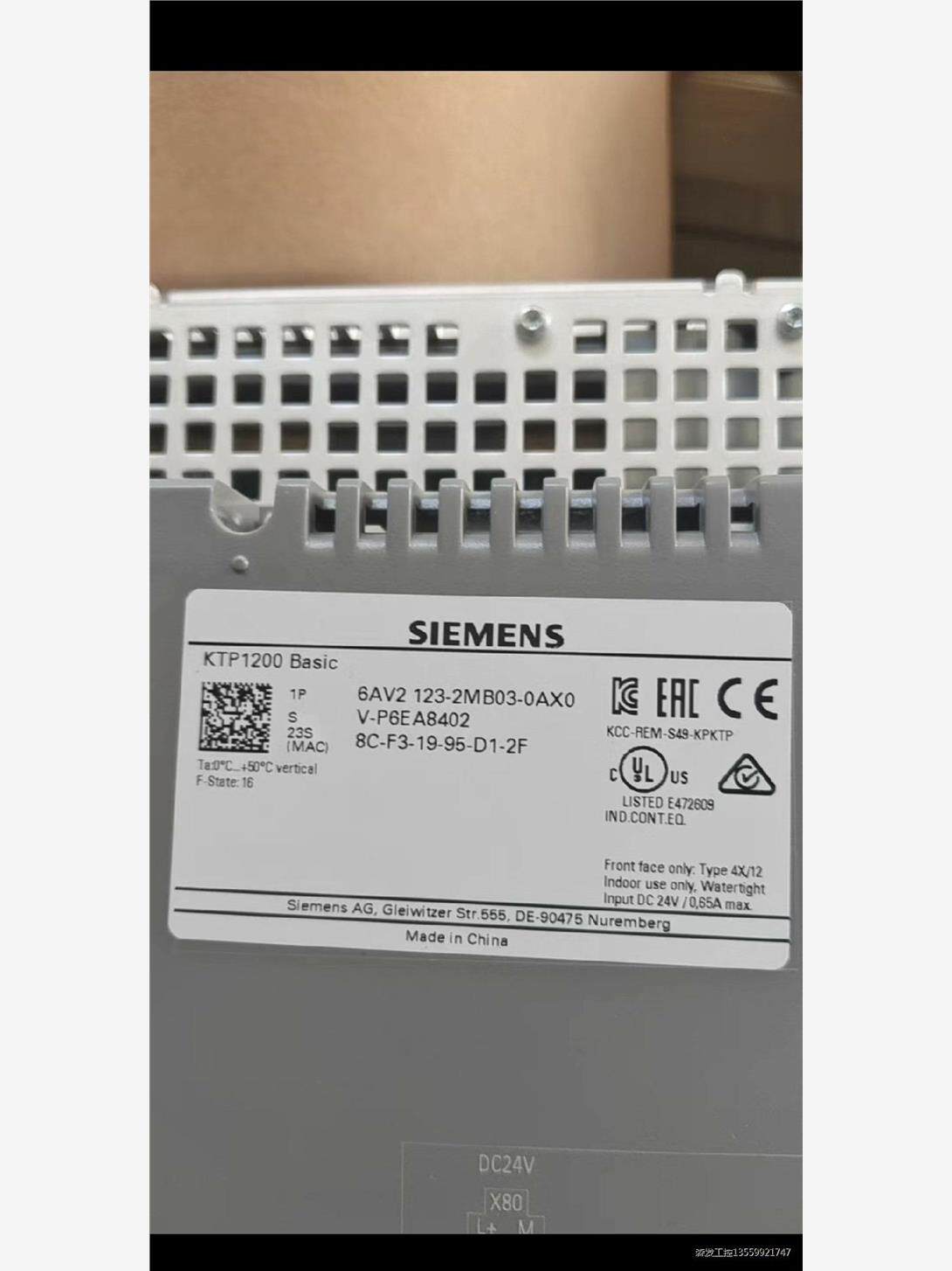 6AV2123-2MB03-0AX0 新到裸机一台成色很新