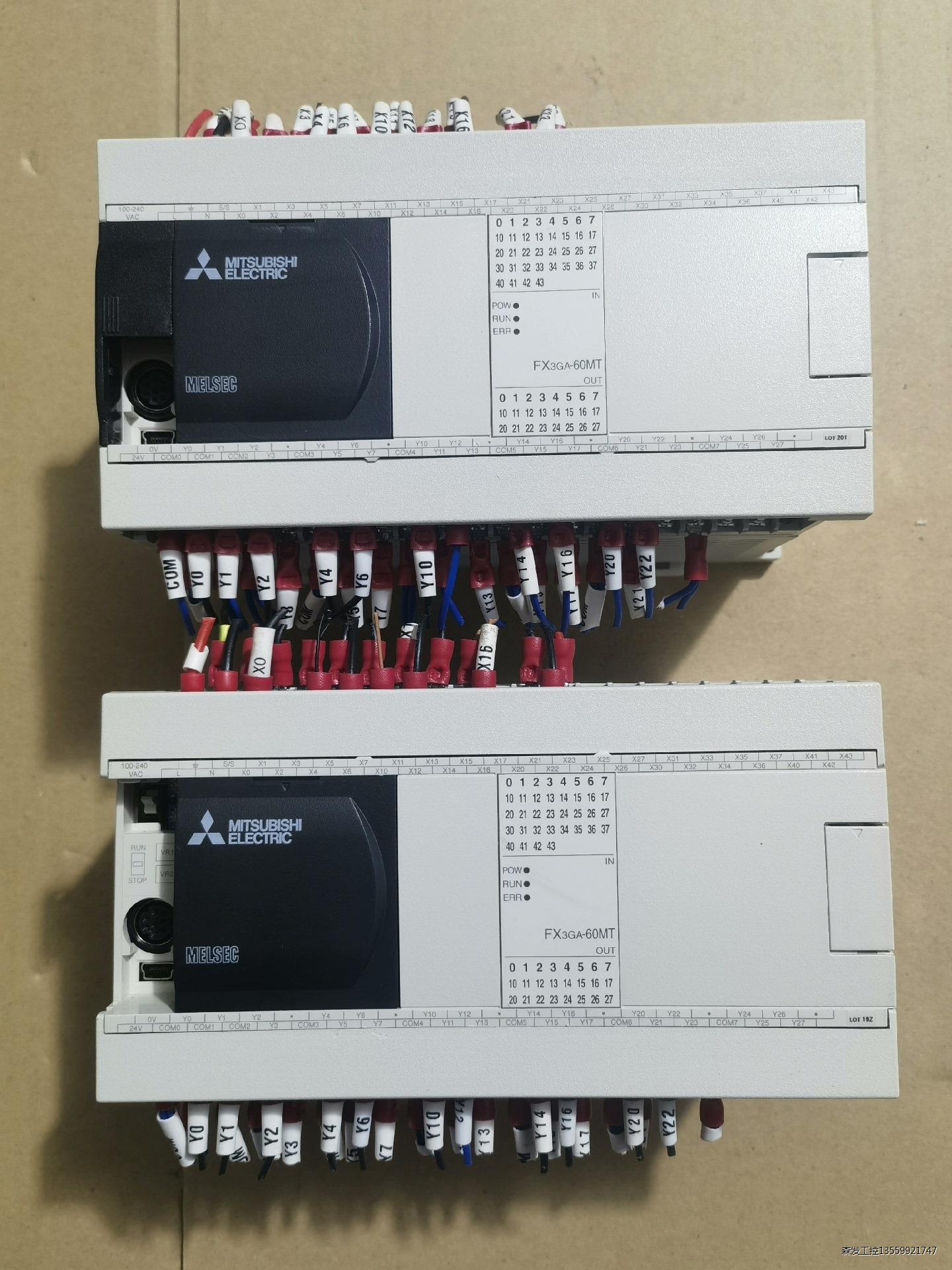 三菱PLC  FX3GA-60MT-CM 原装拆机闲置