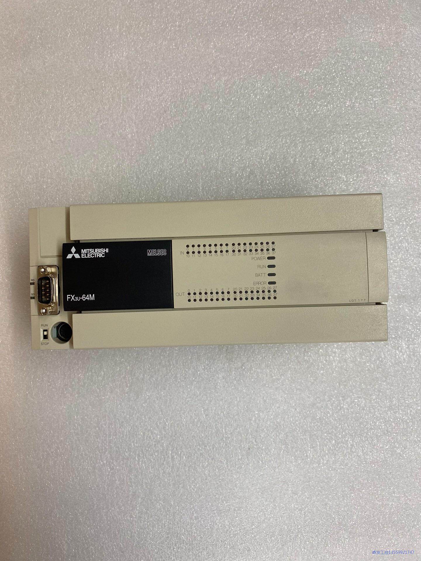 三菱PLC可编程控制器，型号：FX3U-64MT/ES-A，议价商品