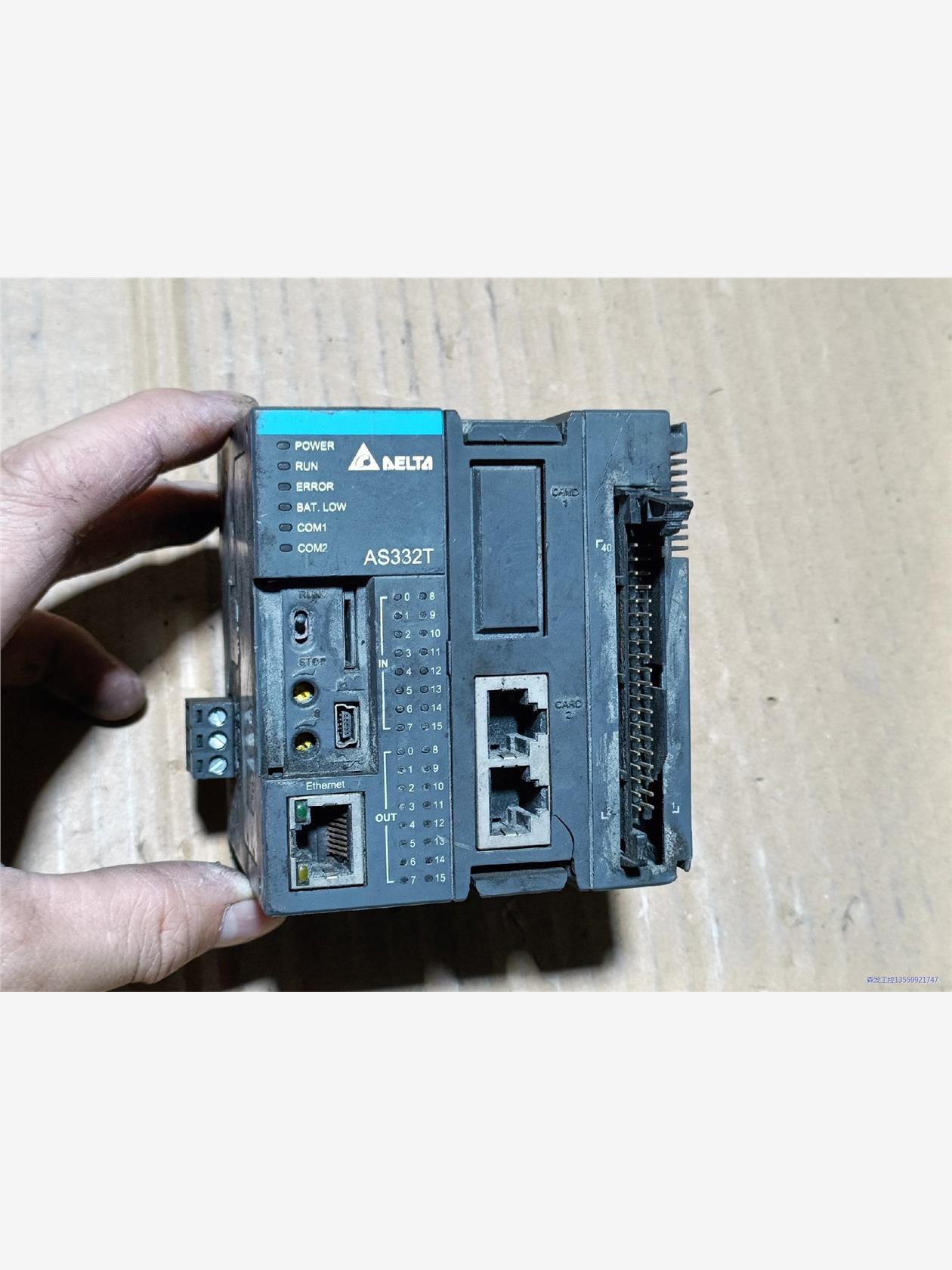 台达plc主机AS332T-A，图片实物拍摄，通电正常，外壳议价商品