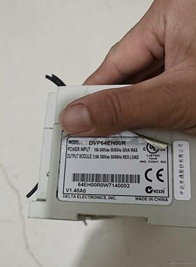 Delta/台达出拆机台达PLC，型号DVP64EH00R，