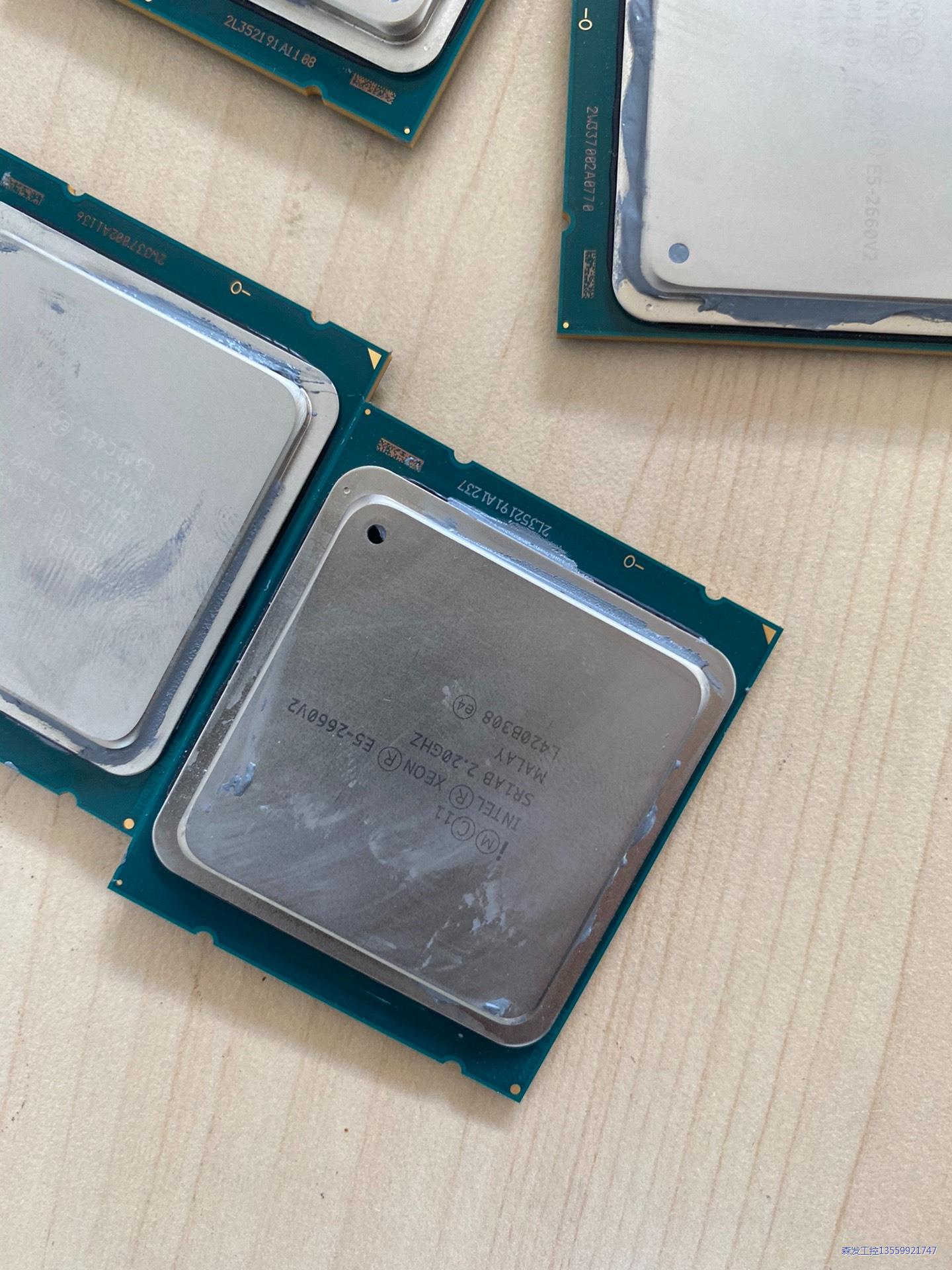 CPU E5-2660 V2。有8个。80一个 功能正常使用议价商品