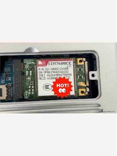 SIM7600CE -L1C 4G模块。全新人脸识别机上拆的