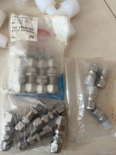 PFA接头SS316卡套穿板直通活动接头1/2议价商品