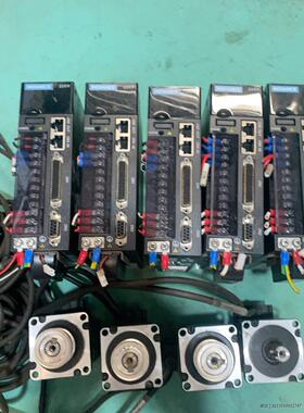 汇川总线IS620NS2R81伺服电机套装，便宜出，编码线动