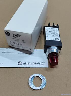 库存品全新罗克韦尔800T-PS16R指示灯AB红色灯120议价商品