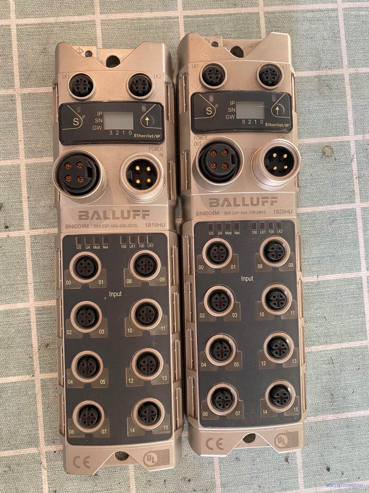 巴鲁夫IP67模块BNI004M工程剩余2个没有包装，需要的议价商品
