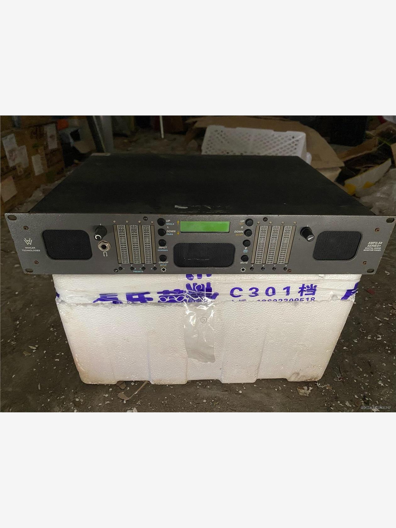 Wohler amp2-s8电视转播机柜有源监听,原装正品,