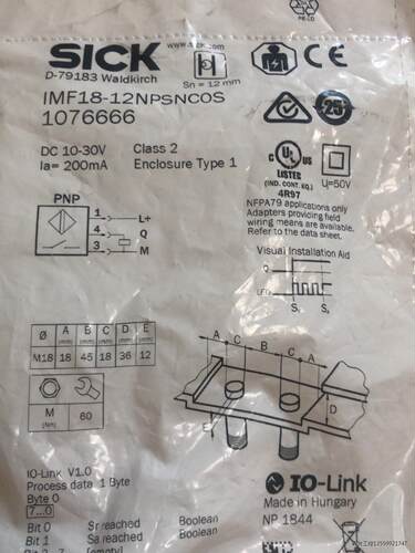 SICK西克 IMF18-12NPSNC0S  3个顺丰到付