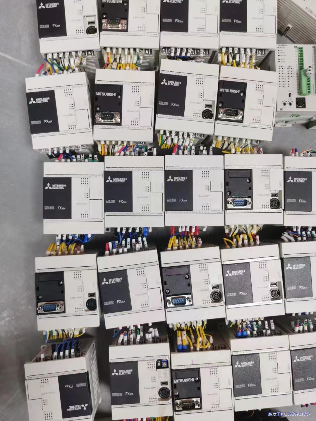 三菱PLC FX3SA-20MT-CM 原装拆机件，成色漂亮议价商品