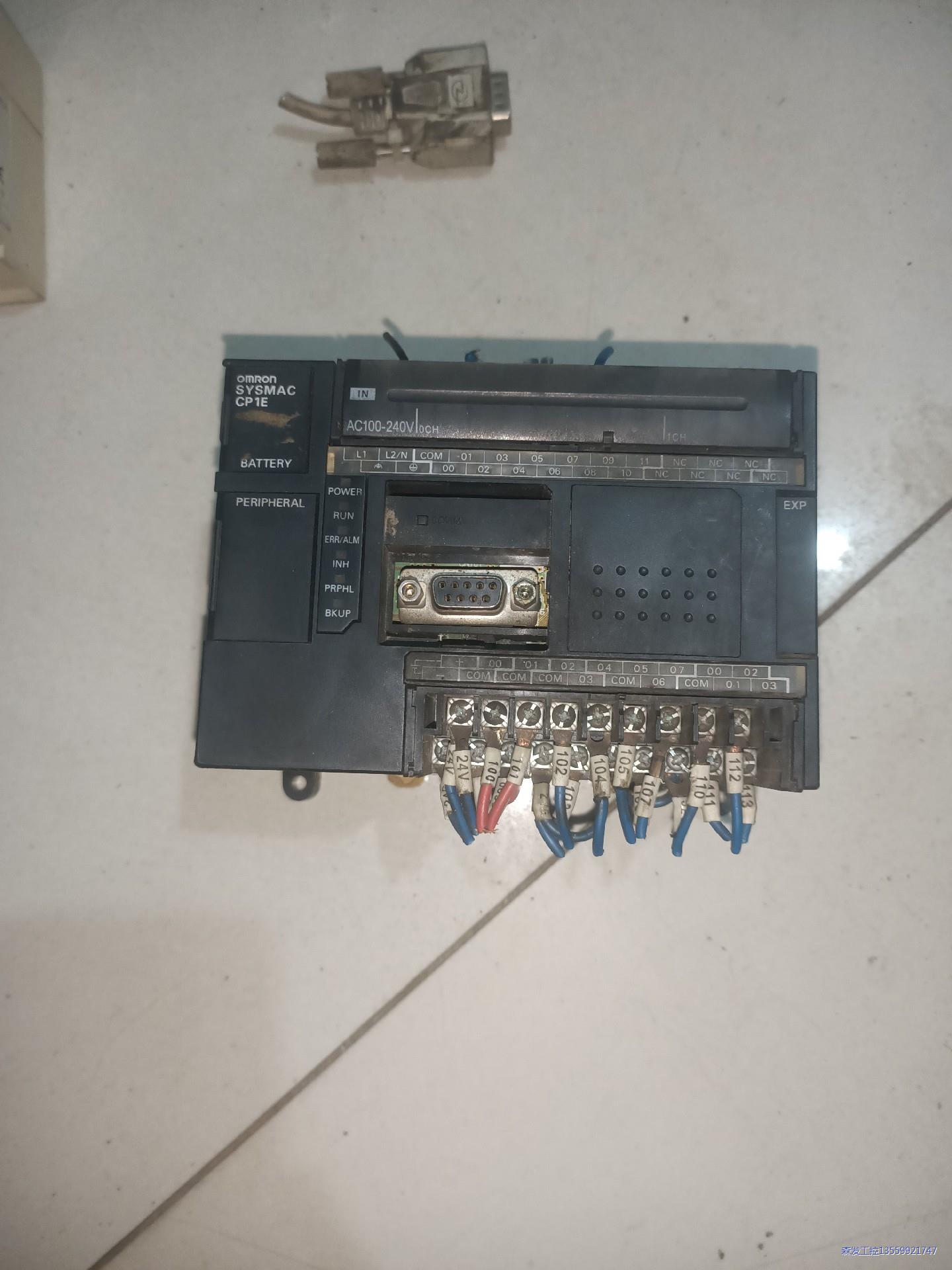 欧姆龙plc一个，CP1E-N24DR-A-JC,拆机一台，议价商品