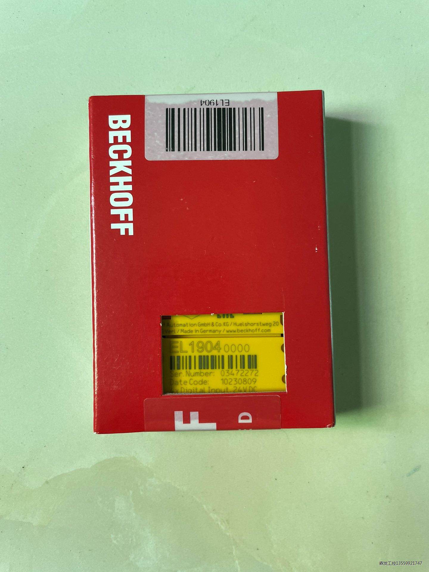 倍福beckhoff模块EL1904全新未拆封