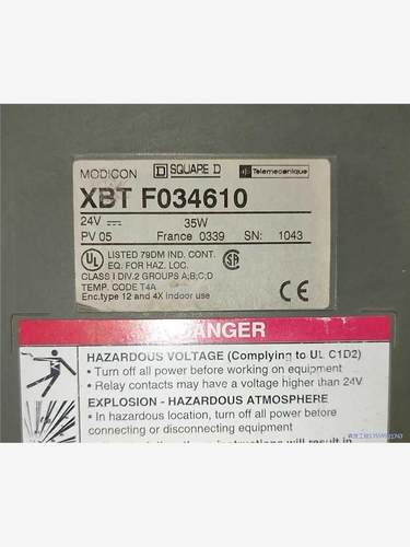 Schneider Electric/施耐德XBTF0346议价商品