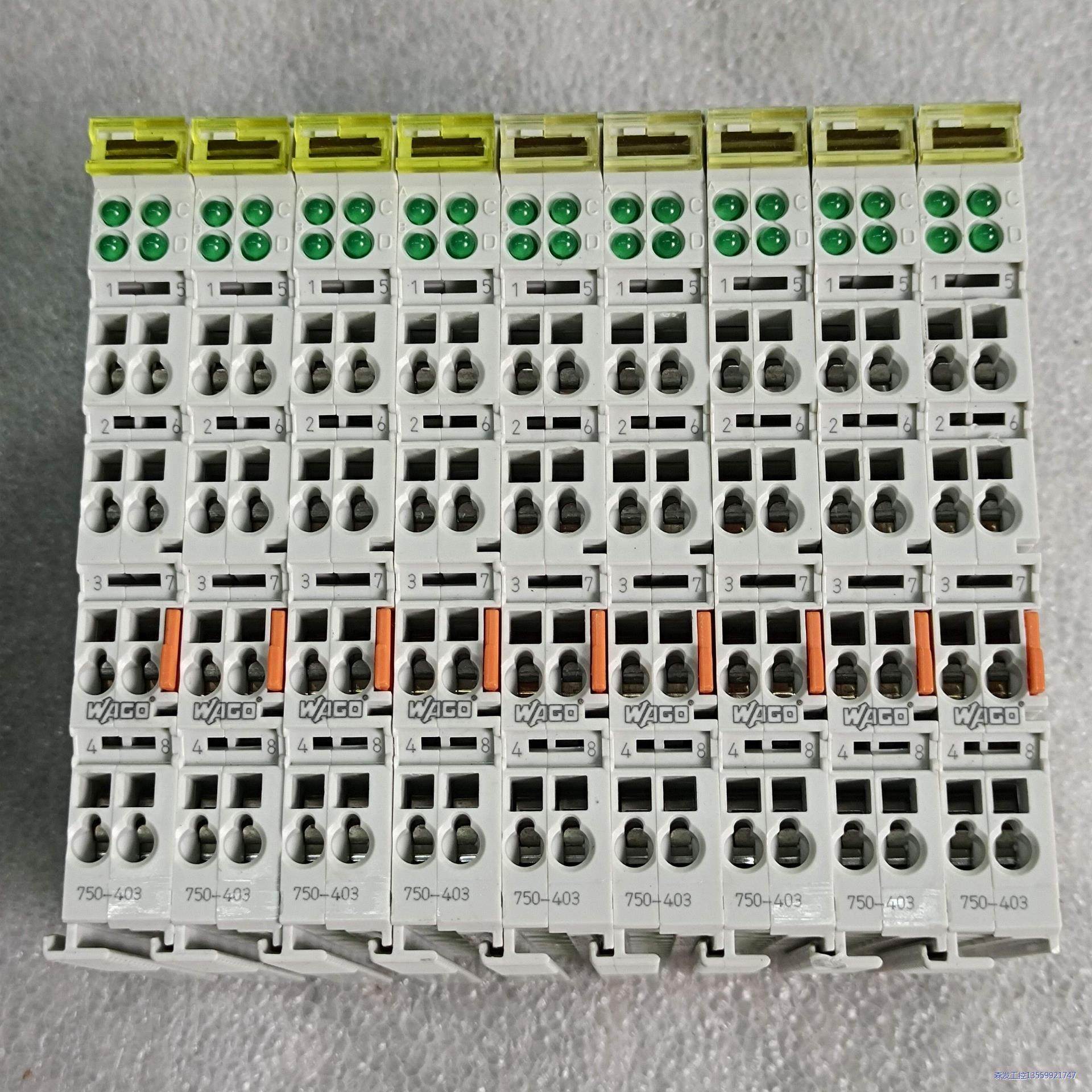 万可PLC模块 750-403 原装拆机，成色漂亮 ,功能包议价商品