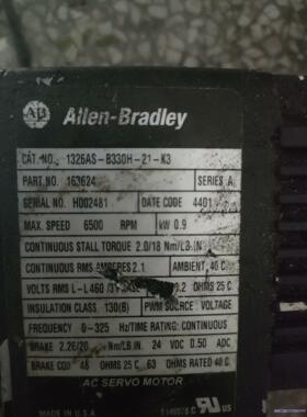 原装拆机，AB伺服电机，1326AS-B330H-21-K3议价商品