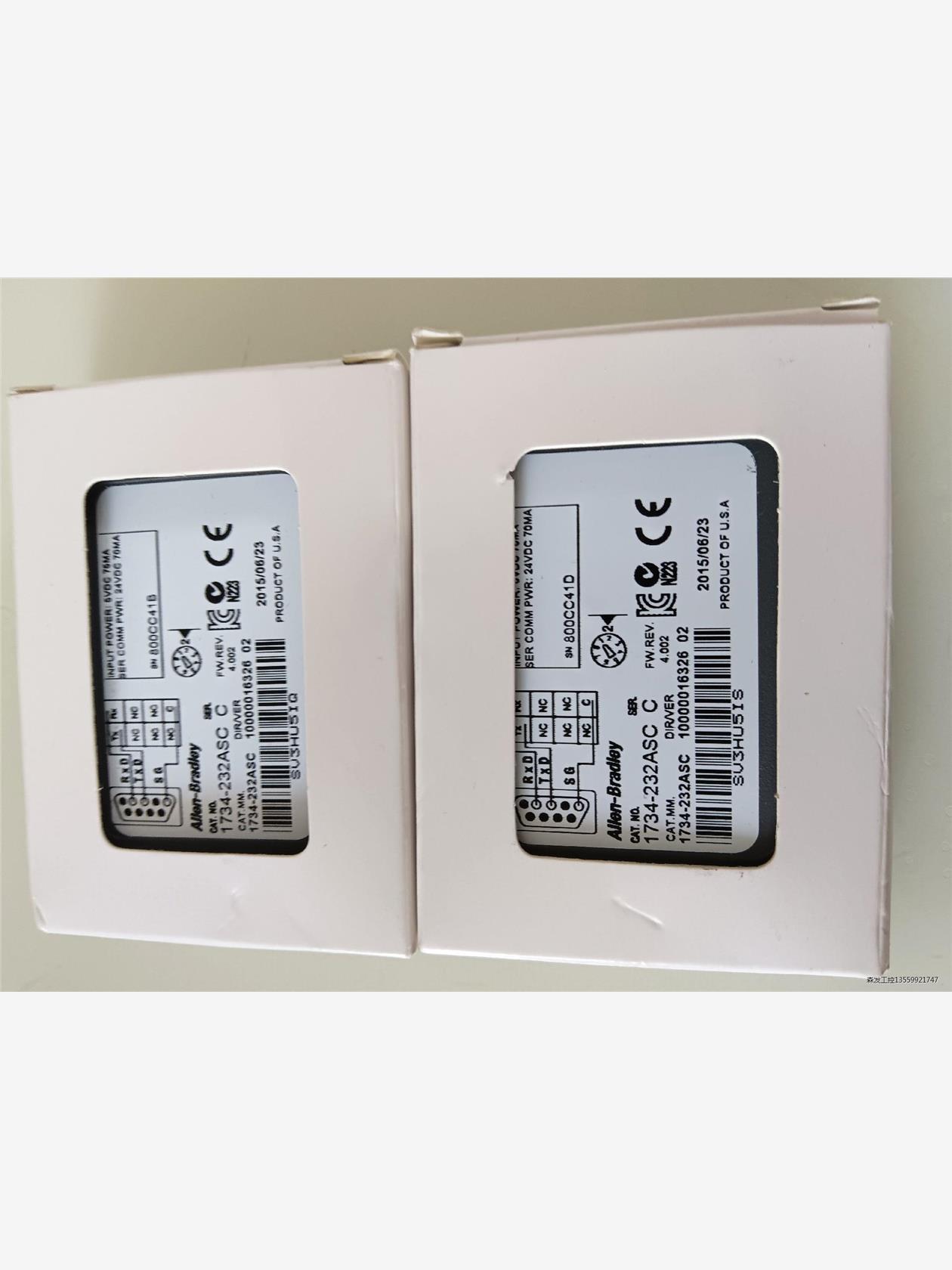 1734-232ASC 全新原装正品，现货两个，单价包邮