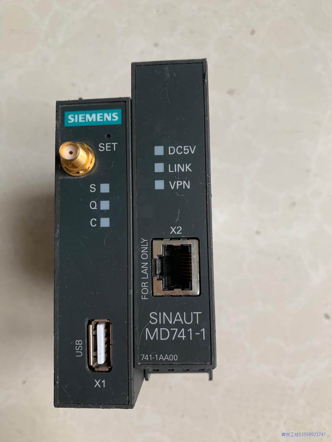 西门子SINAUT MD741-1 路由器,成色如图,二手拆议价商品