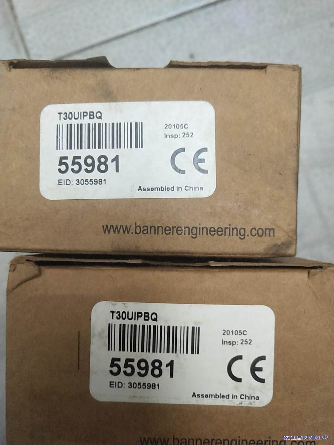 工程剩余美国邦纳产品，T30UIPBQ 超音波感测器，现货供议价商品