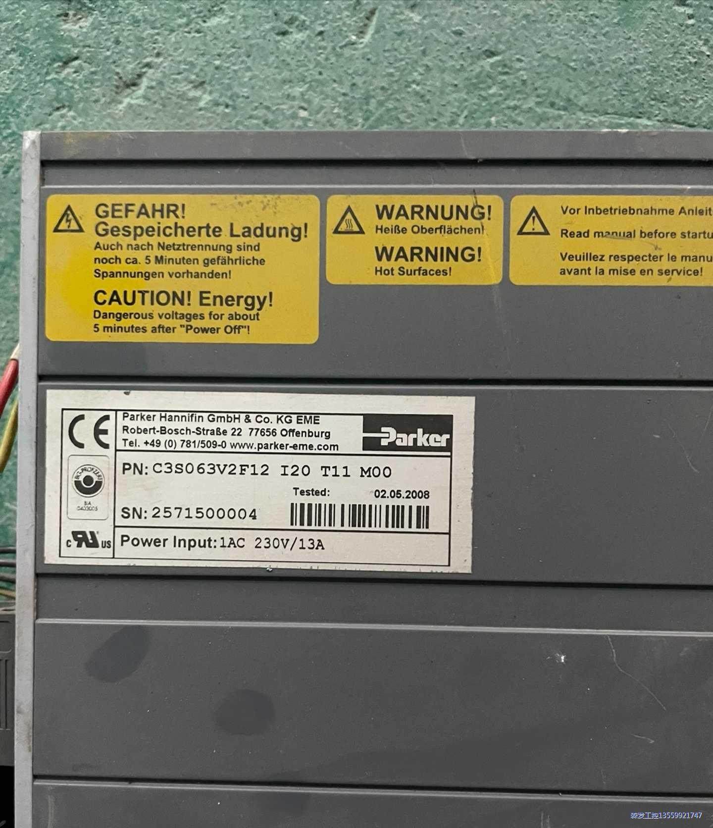 驱动器/控制器PN:C3S063V2F12 I20 T11议价商品