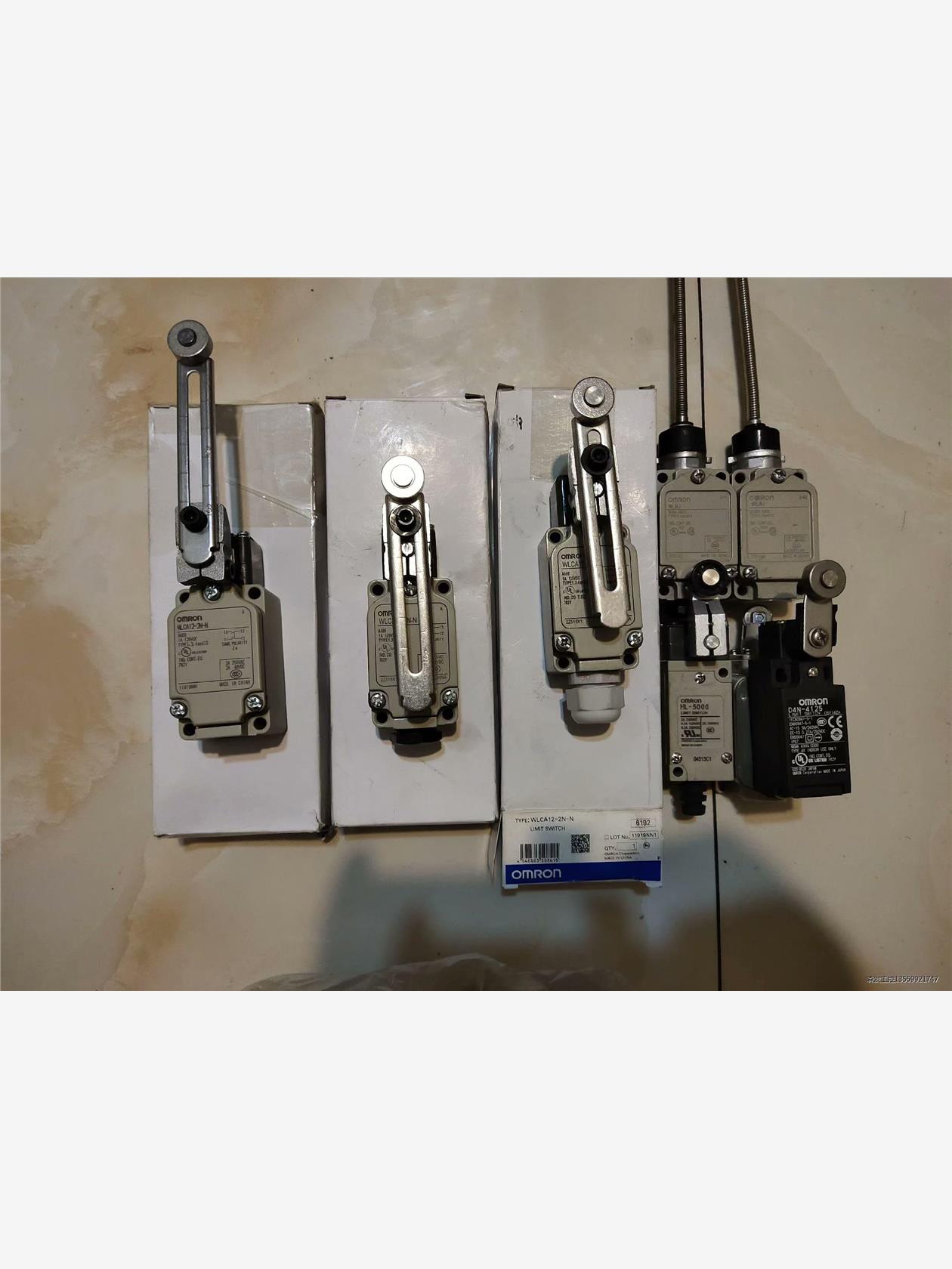 欧姆龙行程开关防水WLCA12-2N-N 限位定位WLNJ耐