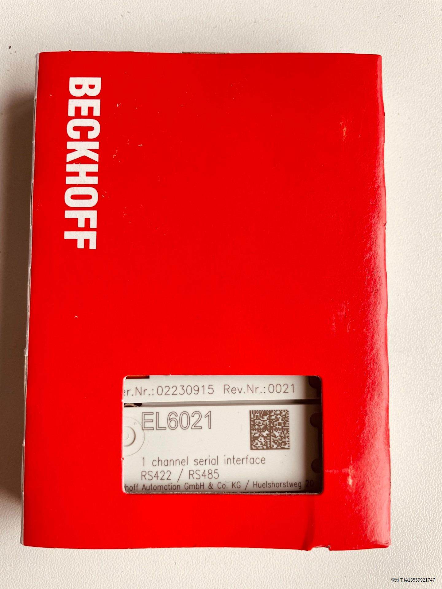 倍福BECKHOFF ，EL6021，原装，正品，全新，现货