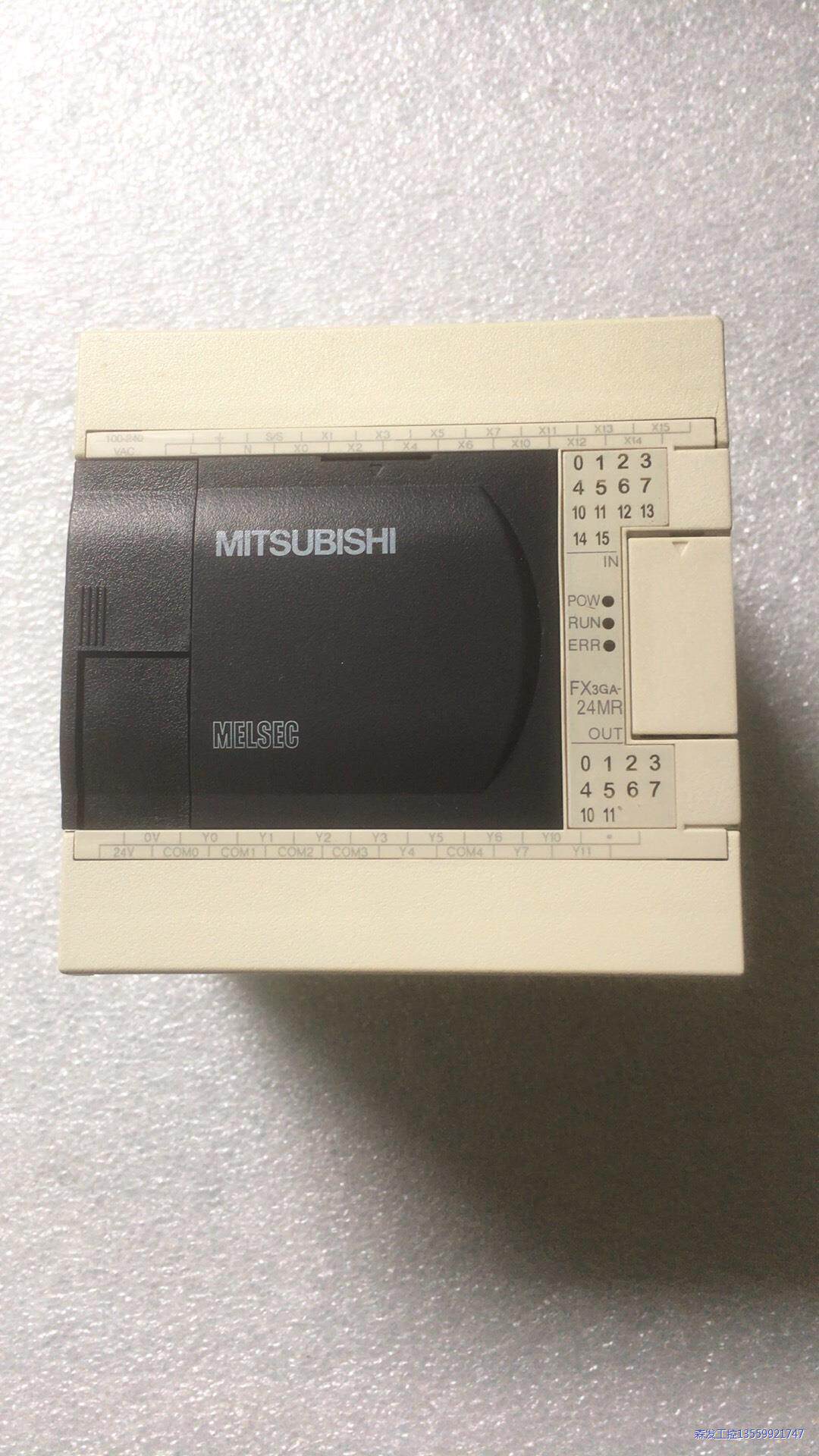 MITSUBISHI三菱FX3GA-24MR-CM，实物图拍议价商品