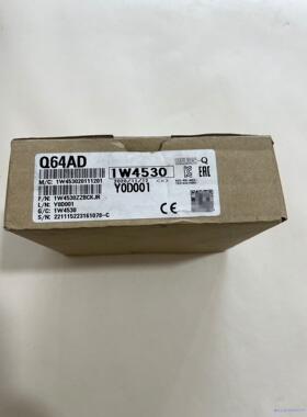 三菱可编程控制器扩展模块，型号Q64AD，包原装全新正品议价商品
