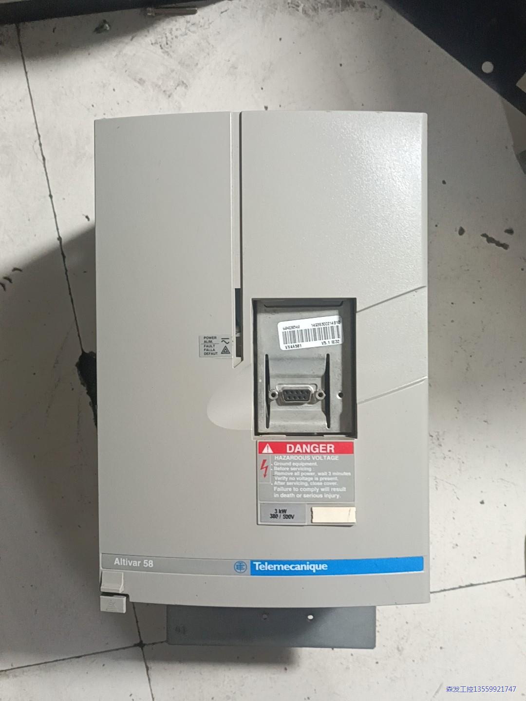 ATV58HU54N4 施耐德3KW变频器,拆机包好,400议价商品