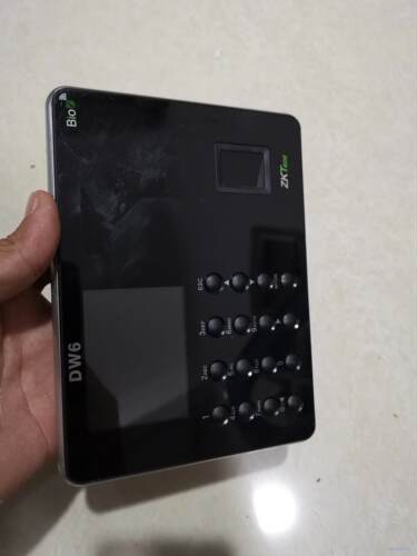 ZKTECO/中控智慧DW6钉钉智能云考勤机指纹式打卡机实物议价商品