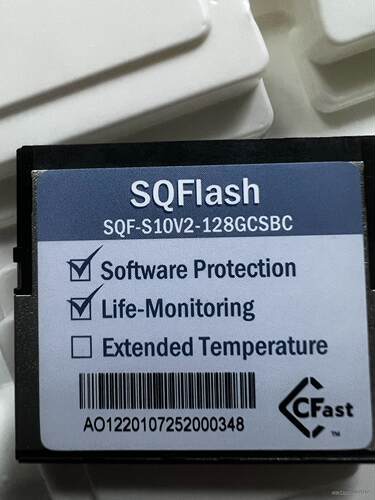 研华 128G CFast卡SQF-S10V2-128GCS
