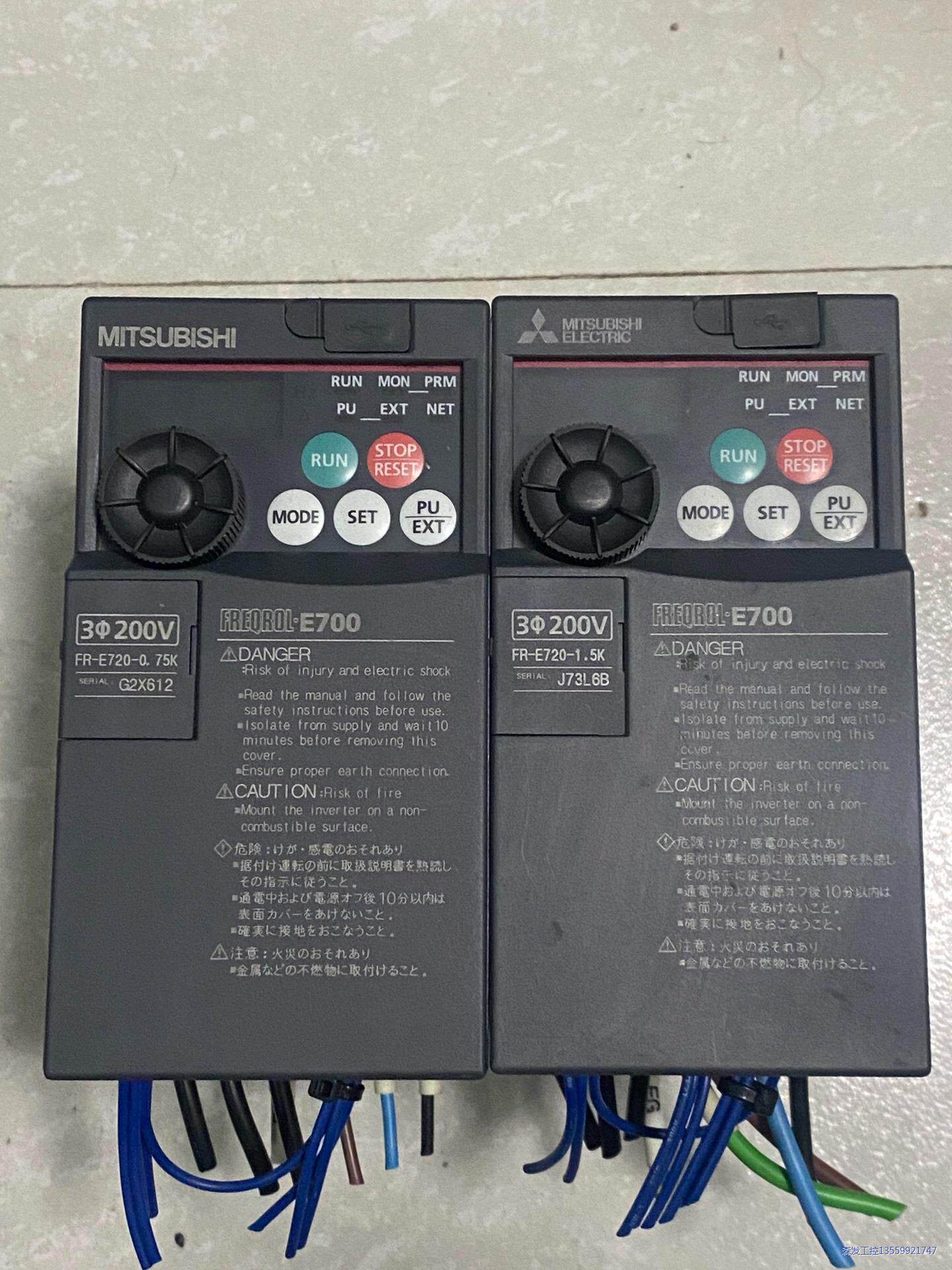 三菱变频器fr-e720-0.75k 0.75kw 22议价商品