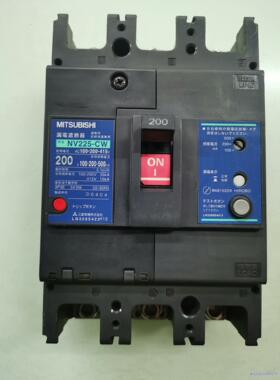 拆机 正品日本三菱漏电断路器 漏电开关NV225一CW，3P议价商品