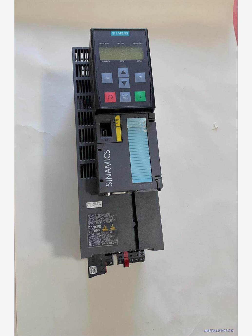 西门子变频器，型号6SL3210-1PE21-4UL0，实物议价商品