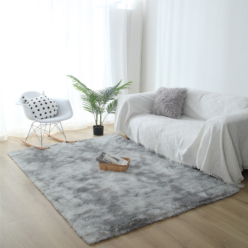 ins tie-dyed Variegated Gradient carpet Northern Europe a living room Coffee table mat Net Red Same item lovely bedroom Carpet shopin the Home Fabric , Carpet  category - from Buy2taobao.com to provide professional Taobao agent buy service