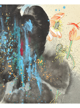廖老师纯手绘水墨花鸟画